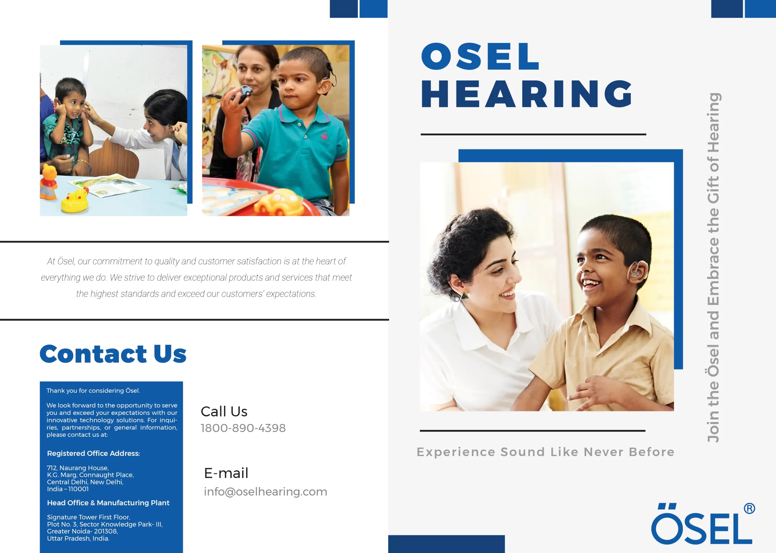 Corporate Brochure Ösel Hearing