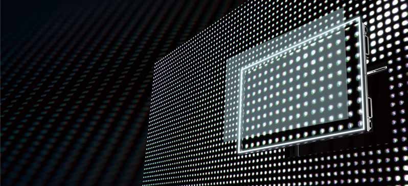 Clario Shield LED display by ÖSEL