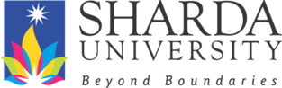 sharda university logo